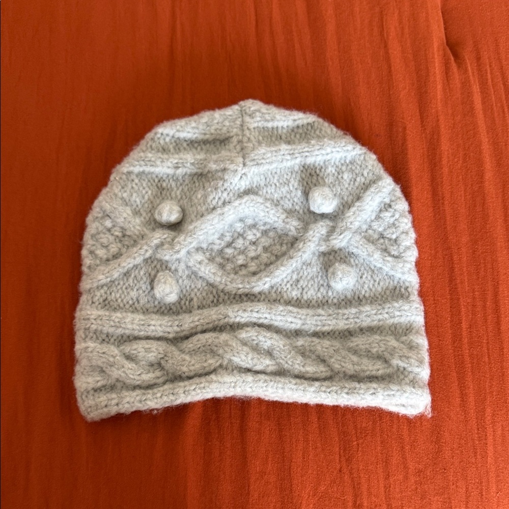 Express Gray Knit Beanie